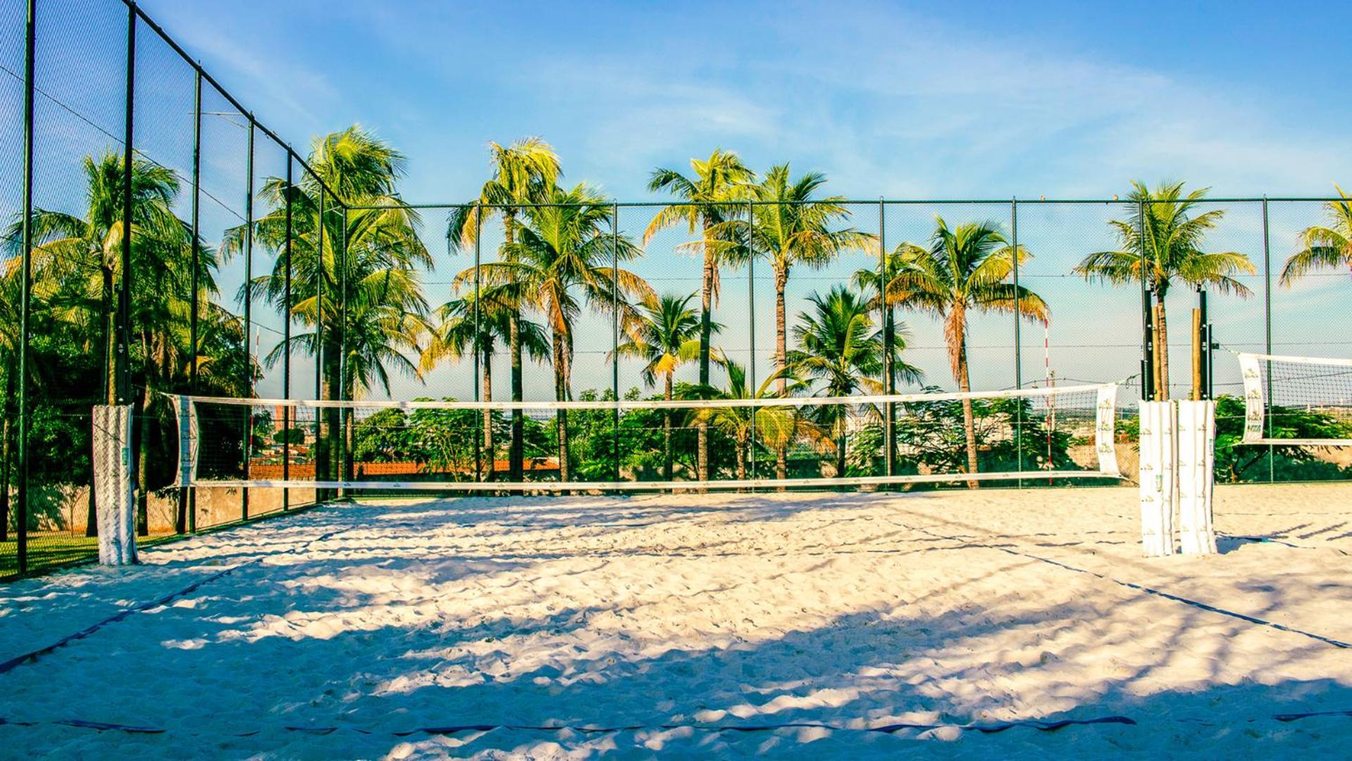 Hot Beach Resort Olímpia Esterno foto A beach tennis court